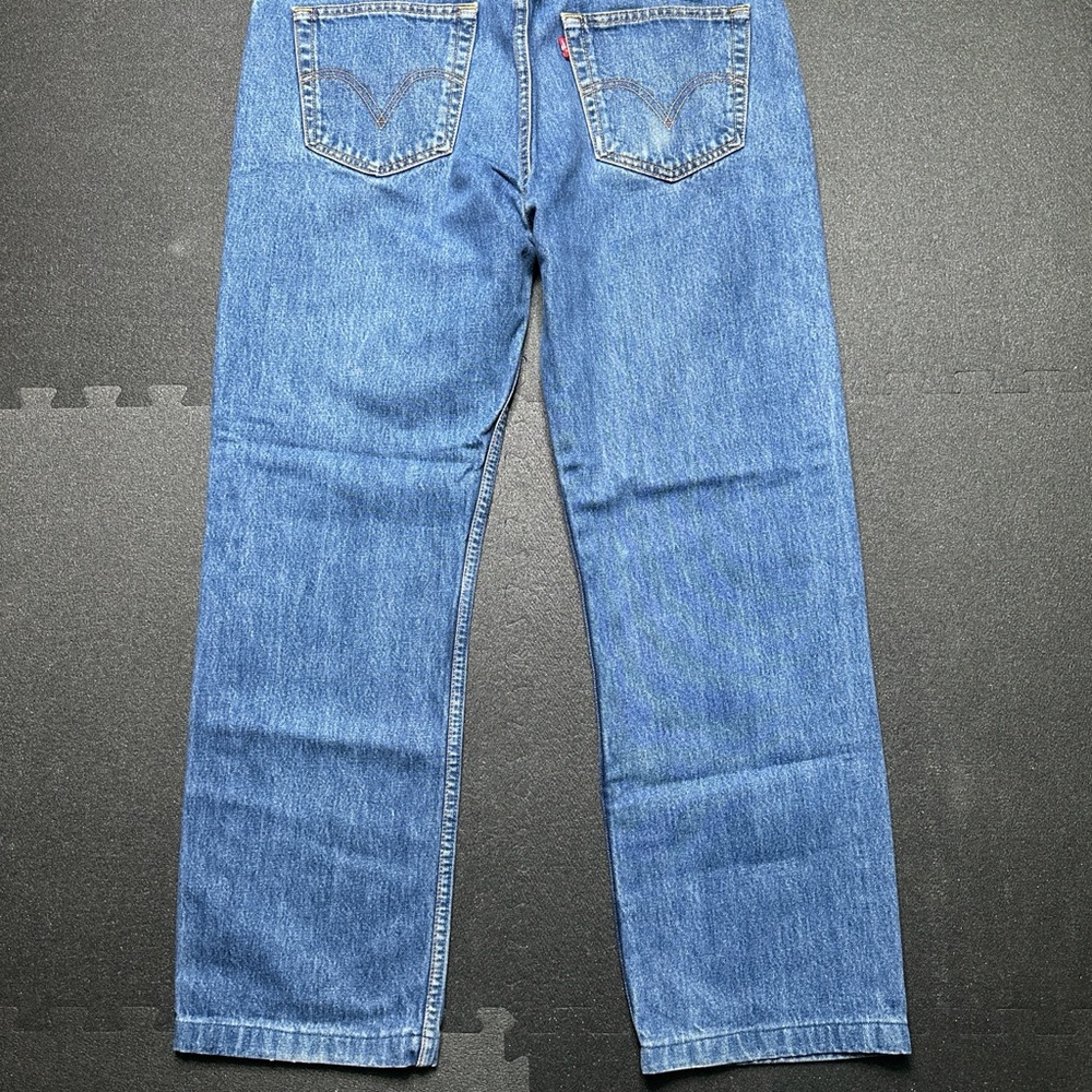 Levi's Men's Straight Blue Jeans - Picture 6 of 8